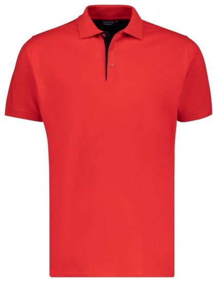 Adamo 139401 Poloskjorte Rød - Polo- & piqueskjorter - Poloskjorte i store størrelser - 2XL-8XL