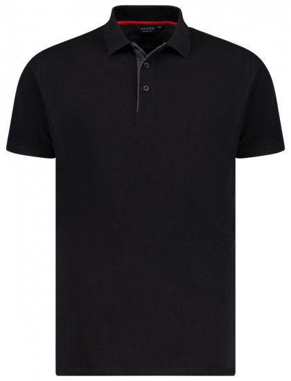 Adamo 139401 Poloskjorte Svart - Polo- & piqueskjorter - Poloskjorte i store størrelser - 2XL-8XL