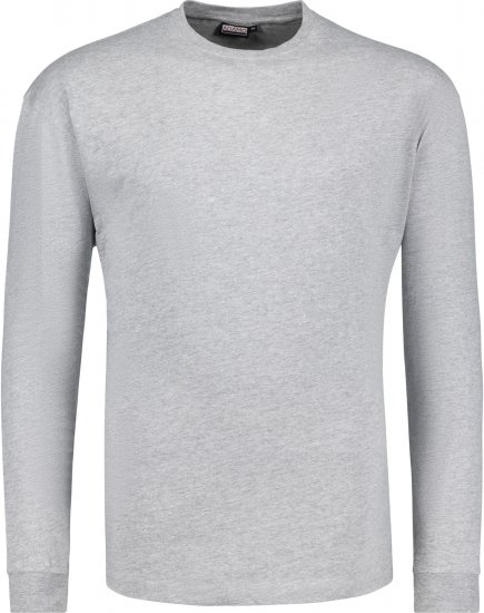Adamo Floyd Comfort fit Long sleeve T-shirt Grey - T-skjorter - Store T-skjorter - 2XL-14XL