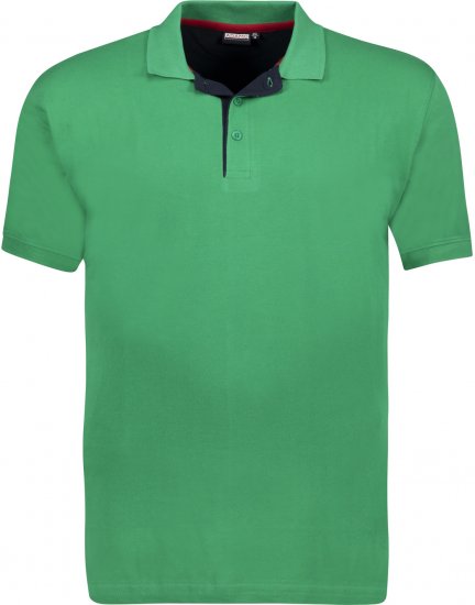 Adamo Pablo Comfort fit Polo shirt Green - Polo- & piqueskjorter - Poloskjorte i store størrelser - 2XL-8XL