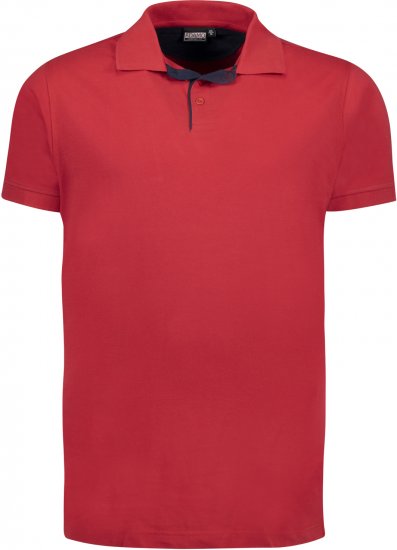 Adamo Pablo Comfort fit Polo Shirt Red - Polo- & piqueskjorter - Poloskjorte i store størrelser - 2XL-8XL
