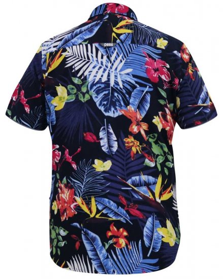 D555 TOBY Multi Colour Hawaiian AO Print Shirt - Skjorter - Store skjorter - 2XL-8XL