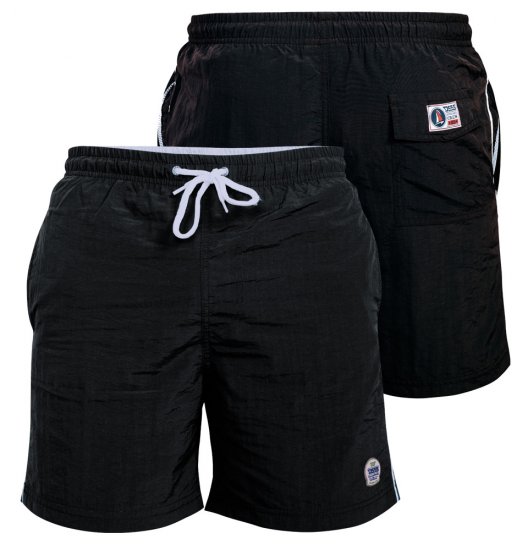 D555 Yarrow Swimshorts Black - Undertøy & badetøy - Undertøy store størrelser 
