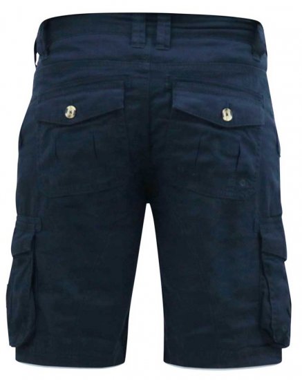 D555 RODNEY Cotton Cargo Shorts Navy - Shorts - Store shorts - W40-W60
