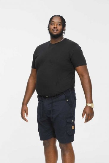 D555 RODNEY Cotton Cargo Shorts Navy - Shorts - Store shorts - W40-W60