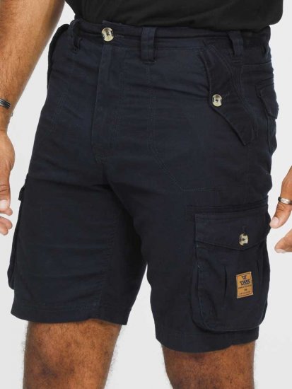 D555 RODNEY Cotton Cargo Shorts Navy - Shorts - Store shorts - W40-W60