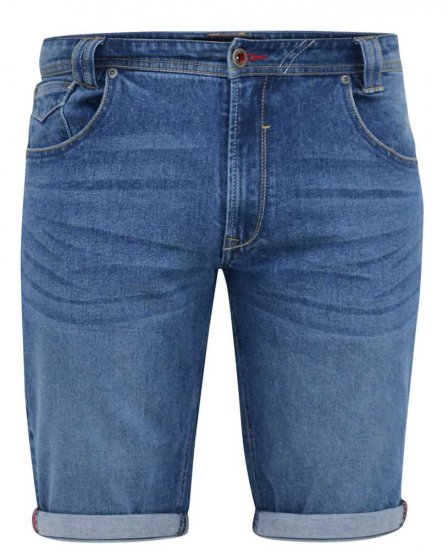 D555 JONES Stretch Denim Shorts Blue Stonewash - Shorts - Store shorts - W40-W60