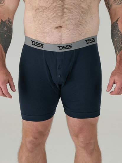 Duke Driver Boxershorts Black, Grey, Navy 3-Pack - Undertøy & badetøy - Undertøy store størrelser 