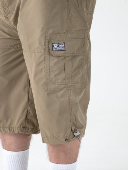 D555 Mason Capribukser med sidelommer Beige - Shorts - Store shorts - W40-W60