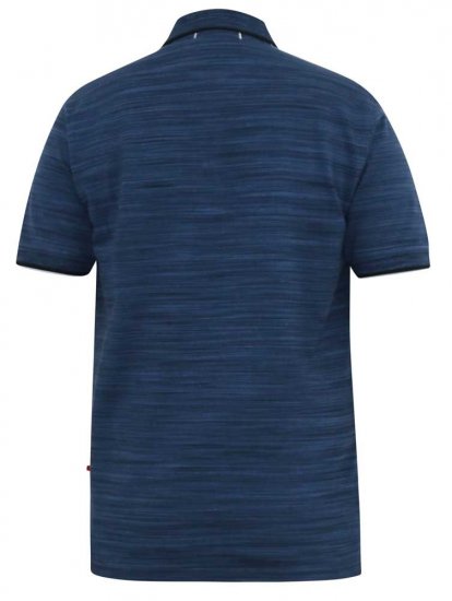 D555 FOXLEY Pique Reno Polo Navy - Polo- & piqueskjorter - Poloskjorte i store størrelser - 2XL-8XL