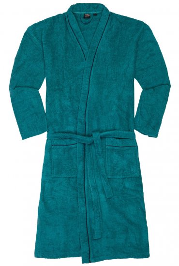 Adamo Joey Bathrobe Petrol - Undertøy & badetøy - Undertøy store størrelser 
