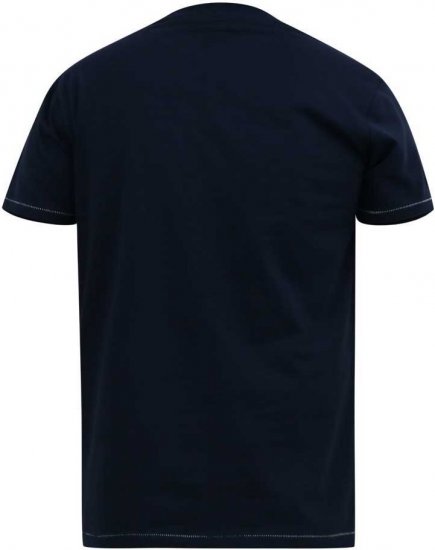 D555 ROGERS Official Captain America Printed T-Shirt Dark Navy - T-skjorter - Store T-skjorter - 2XL-14XL