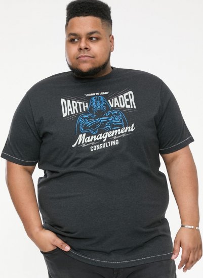 D555 SOLO Official Star Wars Management Consulting Printed T-Shirt Black Reno - T-skjorter - Store T-skjorter - 2XL-14XL