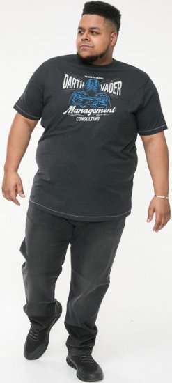 D555 SOLO Official Star Wars Management Consulting Printed T-Shirt Black Reno - T-skjorter - Store T-skjorter - 2XL-14XL