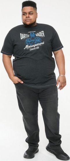D555 SOLO Official Star Wars Management Consulting Printed T-Shirt Black Reno - T-skjorter - Store T-skjorter - 2XL-14XL