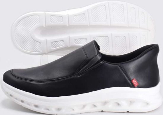 D555 Carlisle 2 Kingsize Hands Free Shoes Black - Herresko 40-52 - Herresko i store størrelser