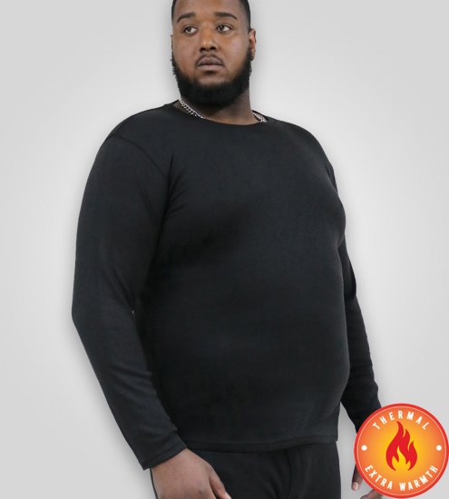 D555 Exeter Thermal Long Sleeve T-Shirt - Undertøy & badetøy - Undertøy store størrelser 