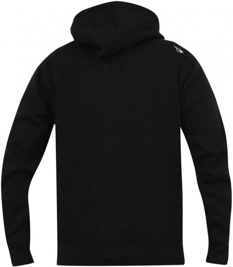 D555 LINGARD Full Zip Hoody With Original Chest Print Black - Gensere og hettegensere - Store hettegensere - 2XL-14XL