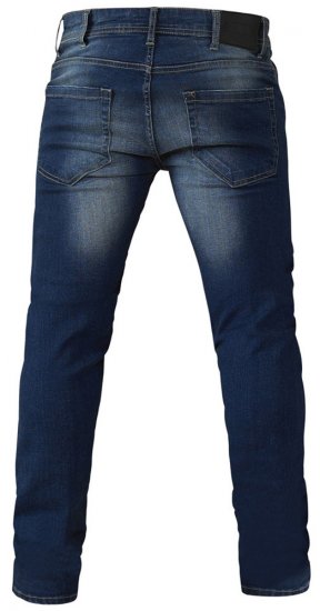 D555 Ambrose Tapered Fit Stretch Jeans Dark Blue TALL SIZES - HERREKLÆR MT-6XLT - Klær for høye menn