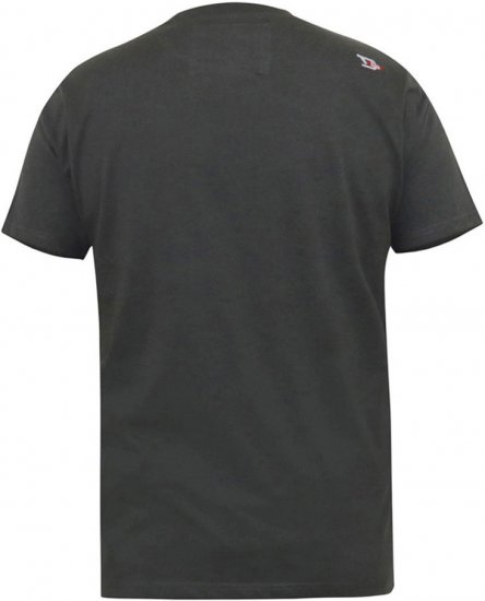 D555 JAIDEN Legends Guitar Printed Crew Neck T-Shirt Khaki - T-skjorter - Store T-skjorter - 2XL-14XL