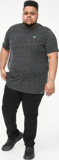 D555 ORSTON Reno Fabric Crew Neck T-Shirt With Chest Embroidery Black Reno - T-skjorter - Store T-skjorter - 2XL-14XL