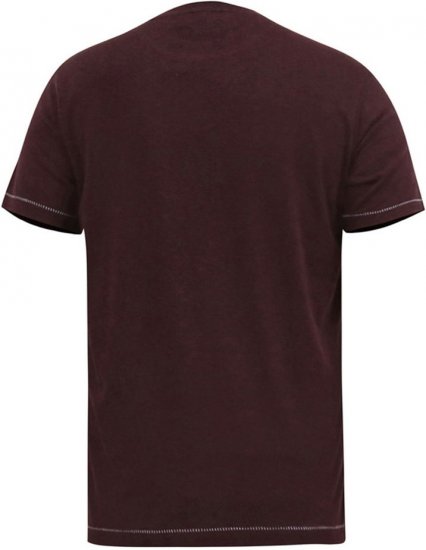 D555 DIVISION Official Pink Floyd Printed T-Shirt Burgundy - T-skjorter - Store T-skjorter - 2XL-14XL