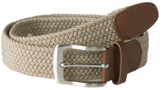 D555 Frank Braided Belt Stone - Belter - Lange belter - W40-W70/2XL-8XL