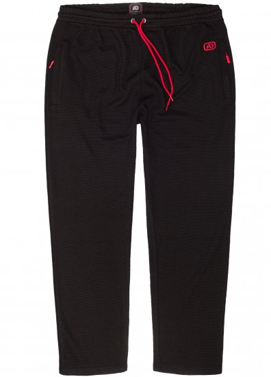 Adamo Matteo Ottoman Sweatpants Black - Sweatbukser og-shorts - Sweatbukser og Sweatshorts 2XL-12XL