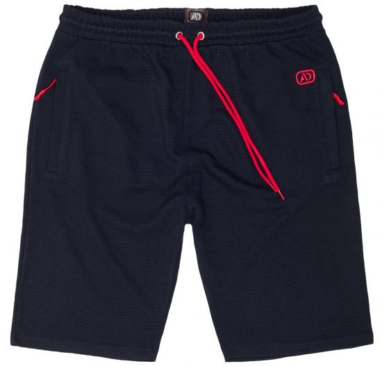 Adamo Marcel Ottoman Sweatshorts Navy - Sweatbukser og-shorts - Sweatbukser og Sweatshorts 2XL-12XL