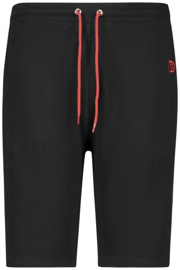 Adamo Marcel Ottoman Sweatshorts Black - Sweatbukser og-shorts - Sweatbukser og Sweatshorts 2XL-12XL