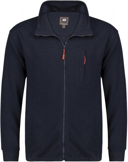 Adamo Max Ottoman Sweatshirt Navy - Gensere og hettegensere - Store hettegensere - 2XL-14XL