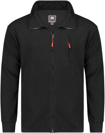 Adamo Max Ottoman Sweatshirt Black - Gensere og Hettegensere - Store hettegensere - 2XL-14XL
