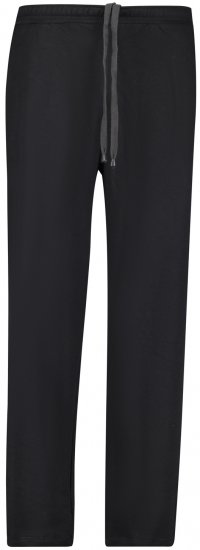 Adamo Athen Sweatpants with Open Hem Black - Sweatbukser og-shorts - Sweatbukser og Sweatshorts 2XL-12XL