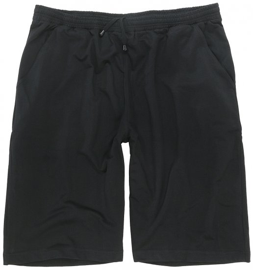 Adamo Athen Sweatshorts Black - Sweatbukser og-shorts - Sweatbukser og Sweatshorts 2XL-12XL