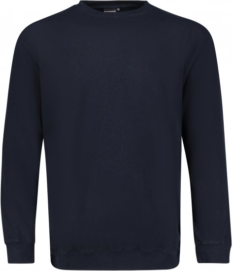 Adamo Athen Crew neck Sweatshirt Navy - Gensere og Hettegensere - Store hettegensere - 2XL-14XL