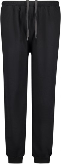 Adamo Athen Sweatpants with Cuffs Black - Sweatbukser og-shorts - Sweatbukser og Sweatshorts 2XL-12XL