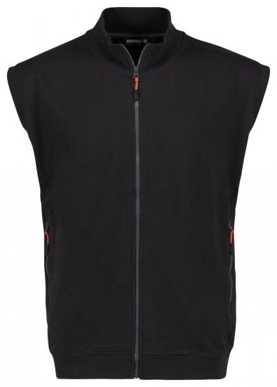 Adamo 159307 Sweatvest Svart - Gensere og hettegensere - Store hettegensere - 2XL-14XL