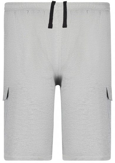 Adamo 159308 Cargoshorts Grå melert - Sweatbukser og-shorts - Sweatbukser og Sweatshorts 2XL-12XL