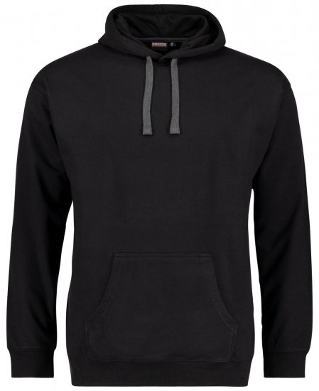 Adamo 159310 Hettegenser Svart - Gensere og hettegensere - Store hettegensere - 2XL-14XL