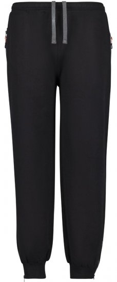 Adamo 159312 Joggebukse med glidelåslommer Svart - Sweatbukser og-shorts - Sweatbukser og Sweatshorts 2XL-12XL