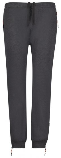 Adamo 159312 Joggebukse med glidelåslommer Mørkegrå melert - Sweatbukser og-shorts - Sweatbukser og Sweatshorts 2XL-12XL