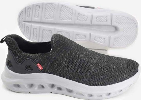 D555 Blyth 1 Kingsize Hands Free Shoes With Knitted Top Black - Herresko 40-52 - 