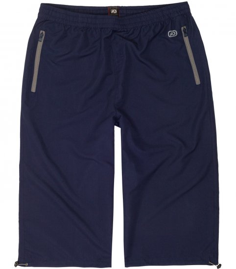 Adamo Oskar Capri Shorts Navy - Sweatbukser og-shorts - Sweatbukser og Sweatshorts 2XL-12XL