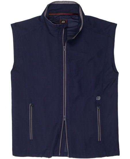 Adamo Orlando Fitness Vest Full Zipper Navy - Sportsklær & turklær - Sportsklær till herre i store størrelser