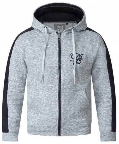 D555 Ronnie Full zip Hoodie - Gensere og hettegensere - Store hettegensere - 2XL-14XL