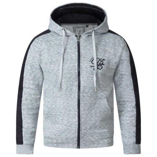 D555 Ronnie Full zip Hoodie - Gensere og hettegensere - Store hettegensere - 2XL-14XL