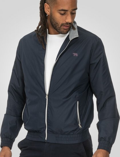 D555 Ealing Lightweight Zip Through Jacket With Zip Pockets Navy - Jakker - Store jakker - 2XL-12XL