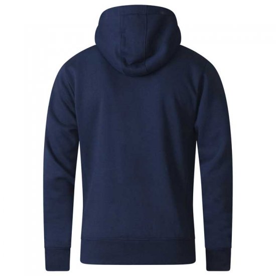 D555 Lorenzo Half zip Hoodie Navy - Gensere og hettegensere - Store hettegensere - 2XL-14XL