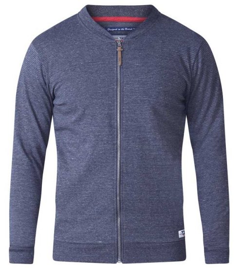 D555 Arnie Sweatshirt With Pocket Navy - Gensere og hettegensere - Store hettegensere - 2XL-14XL