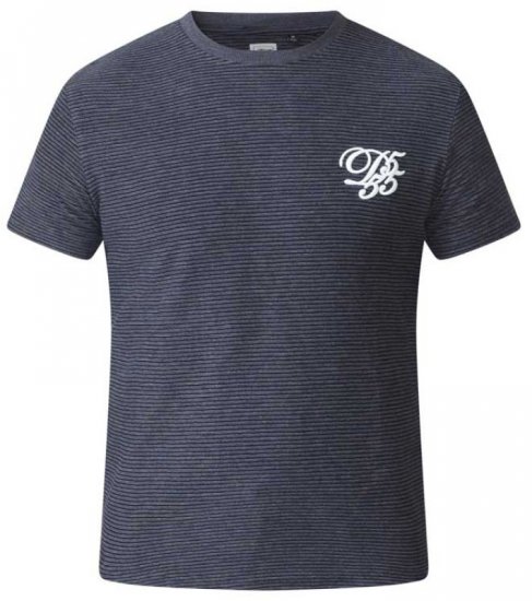 D555 Agler Waffle T-shirt Charcoal - T-skjorter - Store T-skjorter - 2XL-14XL
